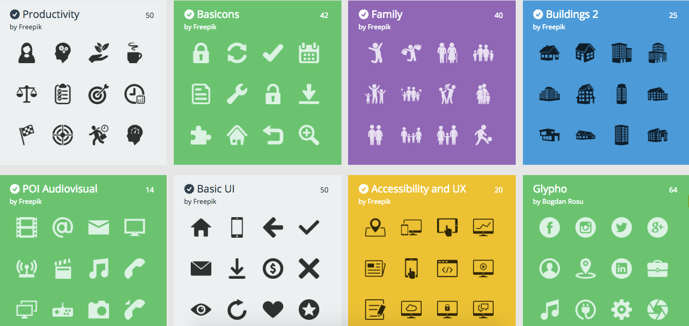 where to find free icons for your presentation designs